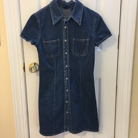 GAP Dresses & Skirts - Vintage 90s Gap Denim Shirtdress Snap button dress